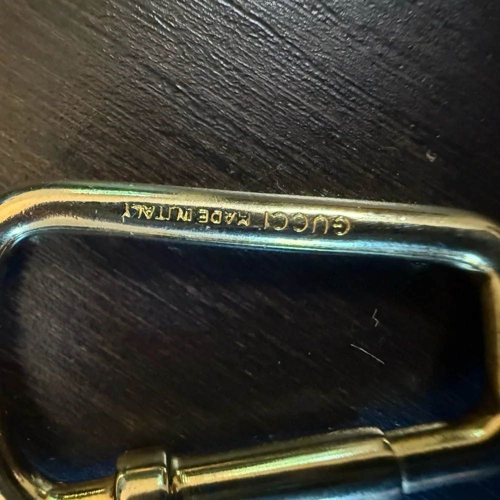 RARE Vintage Gucci Purple and Gold Bagcharm/keychain - Picture 6 of 6